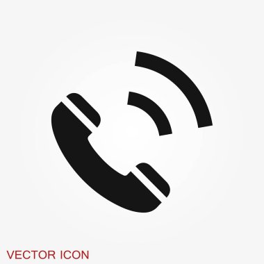 Arka planda yalıtılmış trendy düz stilde arama simgesi.