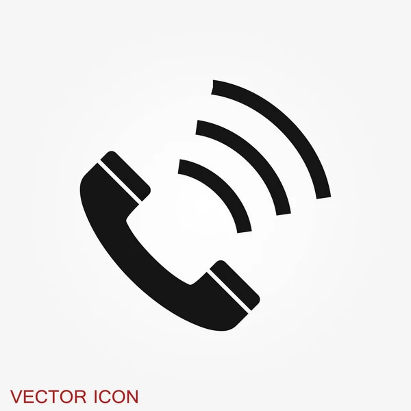 Call icon in trendy platte stijl geïsoleerd op de achtergrond. — Stockvector