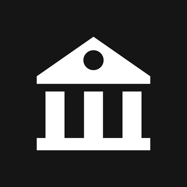 Шаблон дизайну піктограм банку. Векторна піктограма, символ — стоковий вектор