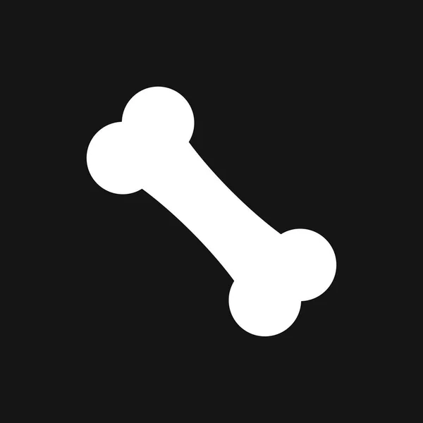 Bot plat pictogram. Enkelvoudig symbool van hoge kwaliteit — Stockvector