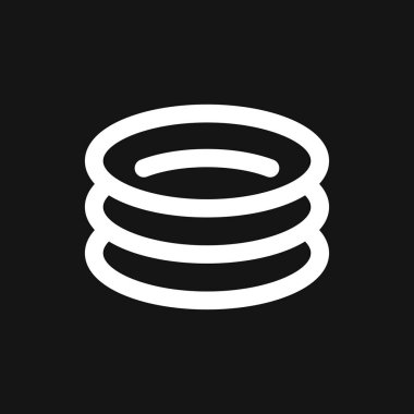 Bilezik simgesi. Takı Simgesi. Üstün kaliteli grafik tasarım.