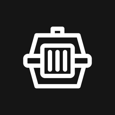 Tasarım, logo için kuş kafesi simgesi. Vektör çizimi