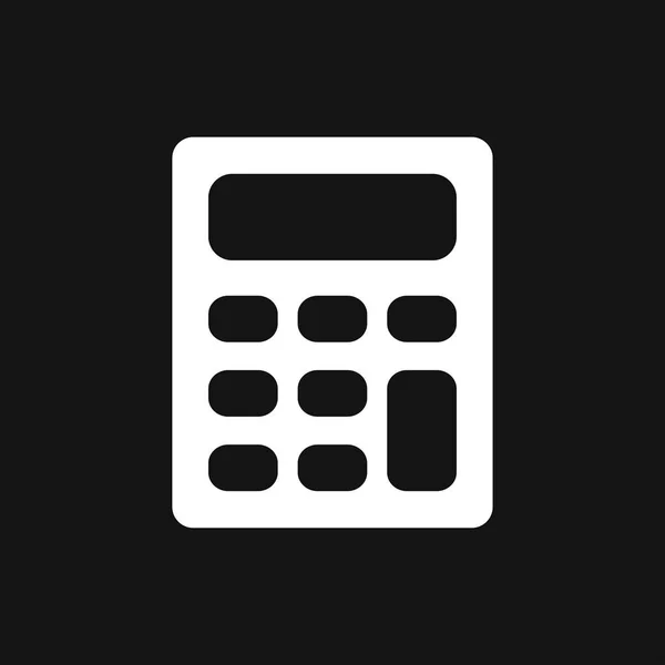 Calculator pictogram vector. Besparingen, Financiën teken, economie concept — Stockvector