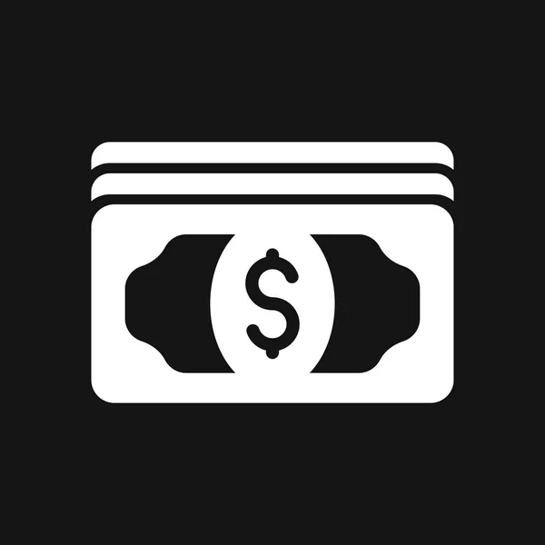 Geld. Lijn pictogram vector illustratie. Betalingssysteem. — Stockvector