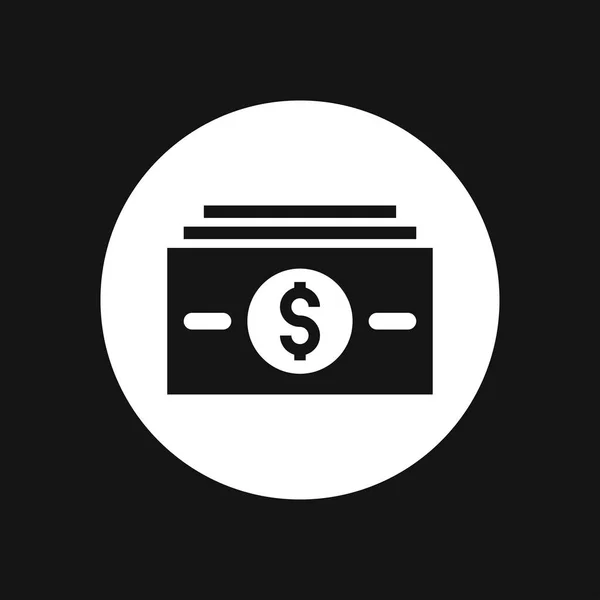Dinheiro. Icon Line Ilustração vetorial. Sistema de pagamentos . — Vetor de Stock