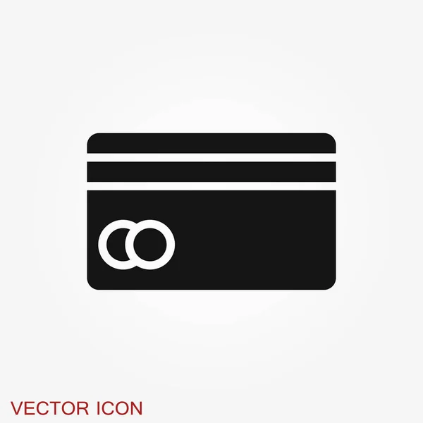 Credit Card icon vector, in trendy flat style — Stock Vector