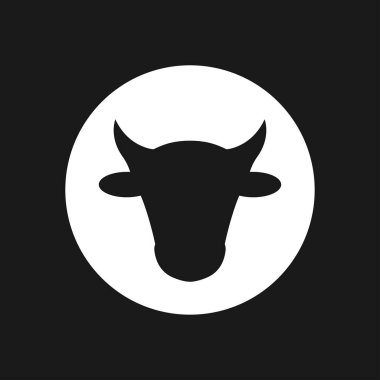 İnek simgesi. Web tasarımı için hayvan Yüksek kaliteli sembolü