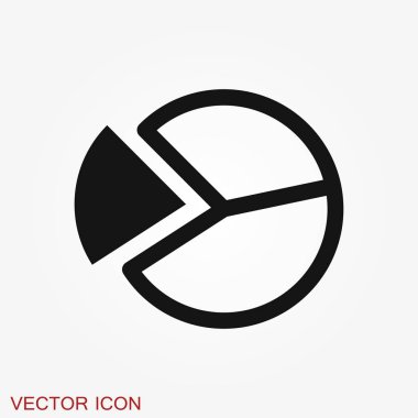 Grafik ve Diyagram simgesi. Analitik ve iş sembolleri.