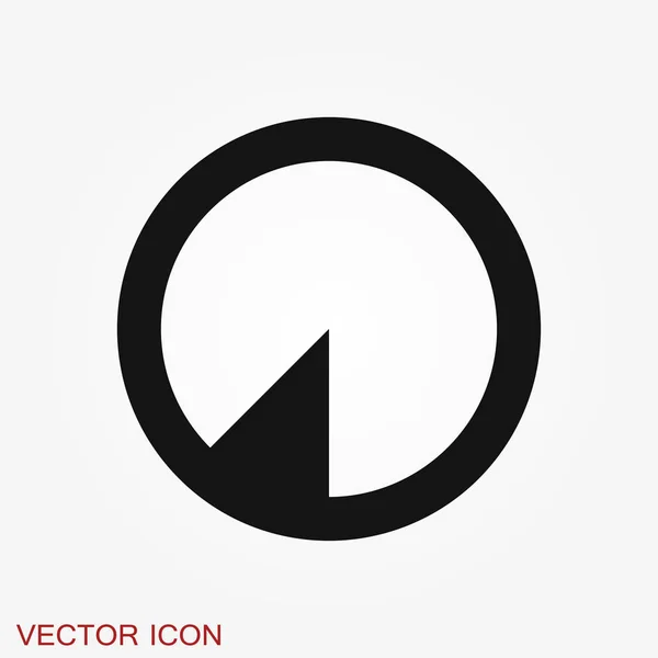 Grafiek-en diagram pictogram. Analytics en bedrijfssymbolen. — Stockvector