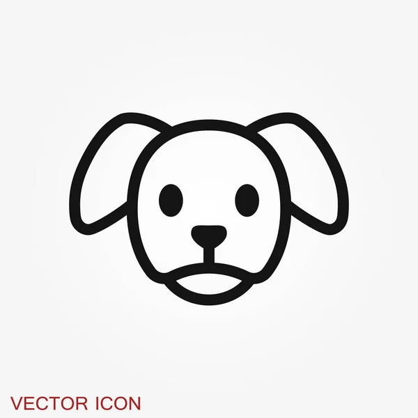 Собачья икона Векторный элемент для Вашего дизайна — стоковый вектор