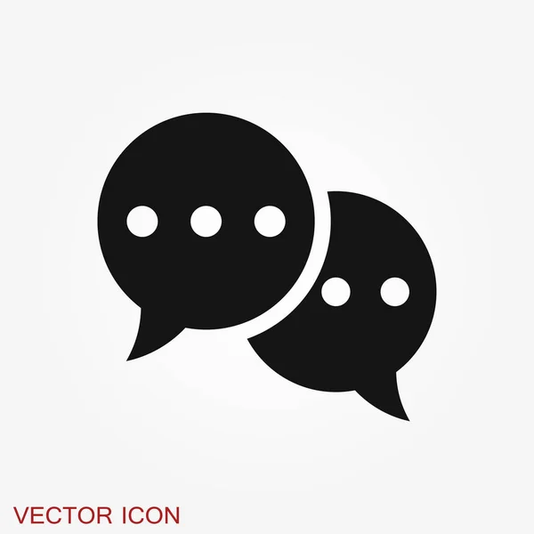 Ikon vektor komunikasi - Stok Vektor