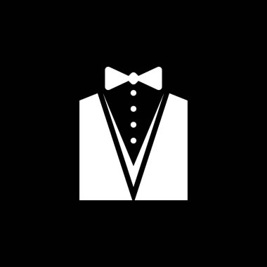 Arka planda giysi simgesi var. Pantolon askısı çanta ceketi.