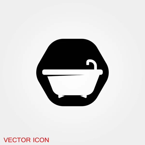 Vector Bathroom Icon Premium Quality Graphic Design — Stock Vector
