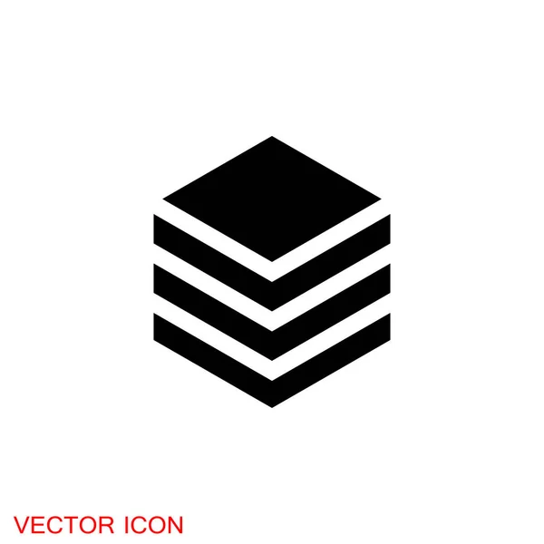 Icône Boîte Boîte Cadeau Vectorielle Icônes Vacances — Image vectorielle