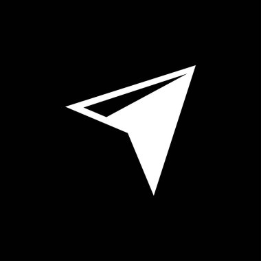 Arkaplanda modaya uygun düz stil ok simgesi izole edildi. Web siteniz için ok sembolü, logo, uygulama, UI.