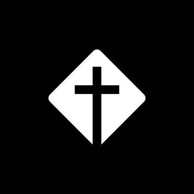 Dini Hıristiyanlığın kilise vektör simgeleri