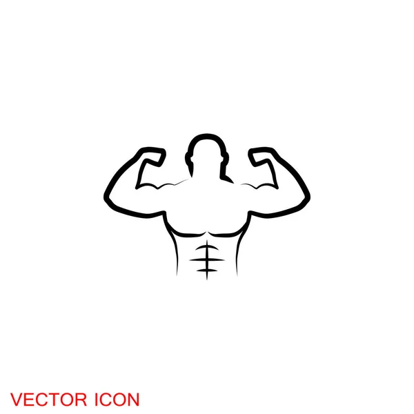 Body Icon Man Body Figure Size Icon Symbol Sign — Stock Vector