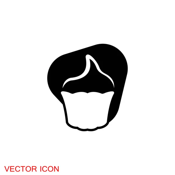 Icono Confitería Vector Premium Ilustración Confitería Signo Comida — Archivo Imágenes Vectoriales