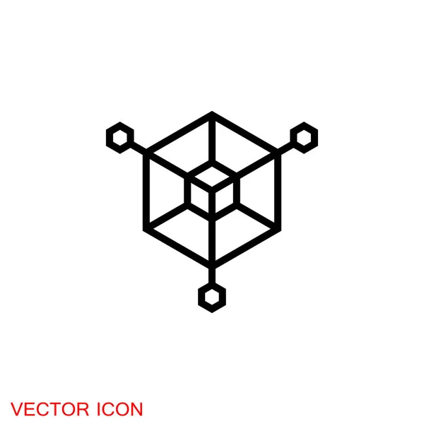 Icône Design Symbole Graphique Plastique — Image vectorielle