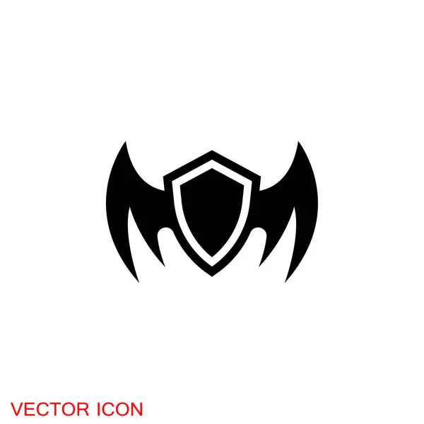 Drachen Symbol Drachen Logo Vektor Design Vorlage Drache — Stockvektor