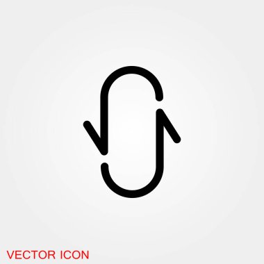 Arkaplanda modaya uygun düz stil ok simgesi izole edildi. Web siteniz için ok sembolü, logo, uygulama, UI.