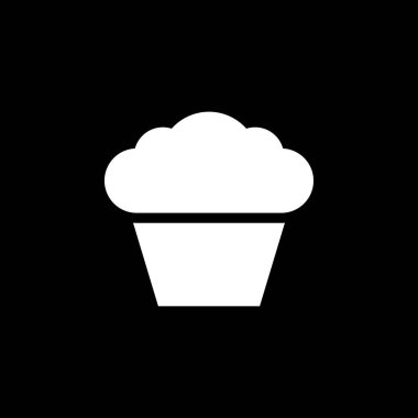 Kek ikonu. Kek dükkanının logo şablonu.