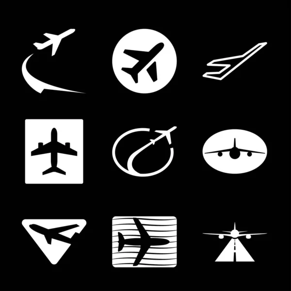 Airport Icon Design Vector Illustration Eps10 Graphic — Stock Vector