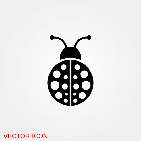 Icono Del Escarabajo Iconos Insectos Diseño Insectos — Archivo Imágenes Vectoriales