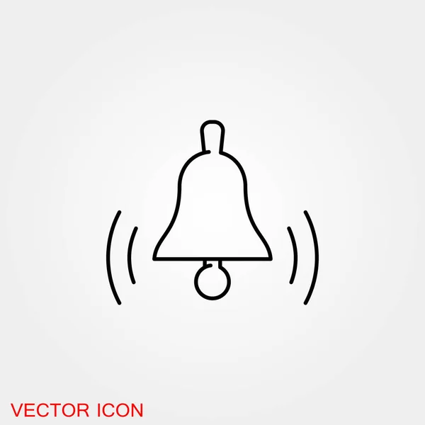 Bell Icon Isolated Background Exclusive — Stock Vector