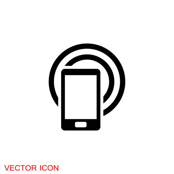 Icono Del Teléfono Celular Icono Del Teléfono Inteligente Signo Vector — Vector de stock