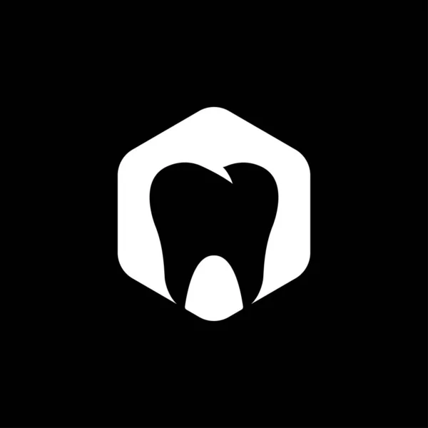 Icono Dentista Símbolo Ilustración Vector Etiqueta Higiene Oral — Vector de stock