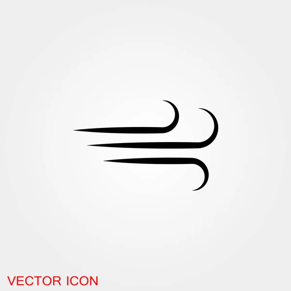 Air Icon Symbol Wind Energy Vector Illustration — Stock Vector