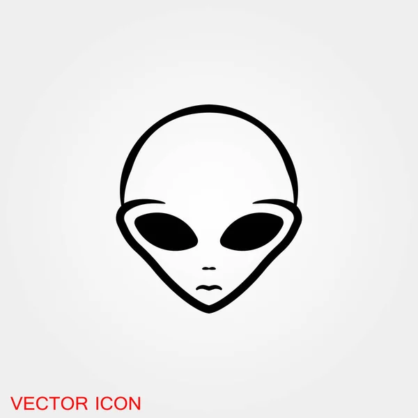 Platillo Extraterrestre Ovni Icono Objeto Volador Identificado — Vector de stock