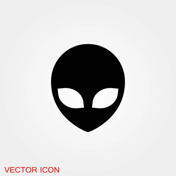 Platillo Extraterrestre Ovni Icono Objeto Volador Identificado — Vector de stock