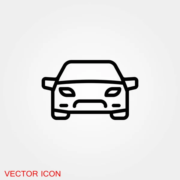 Icono Automático Icono Del Coche Vector Ilustración Motor Del Automóvil — Vector de stock