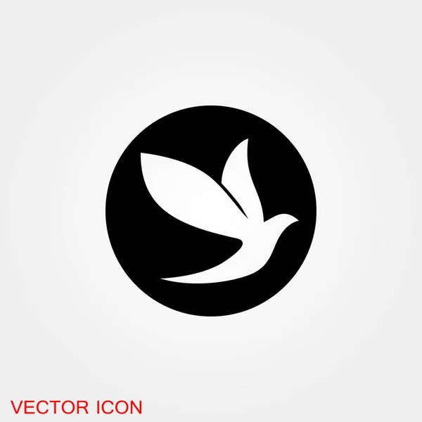 Ikona Ptáci Ptáci Silueta Jiný Vektor — Stockový vektor