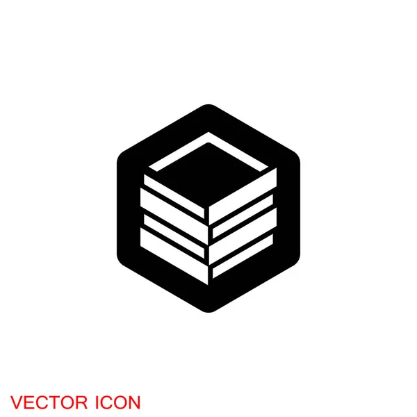 Box Symbol Vector Geschenk Box Ikonen Feiertag — Stockvektor