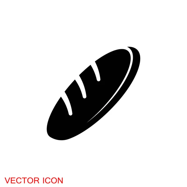 Bread Icon Bread Bakery Symbol Vector Illustration — Stock Vector