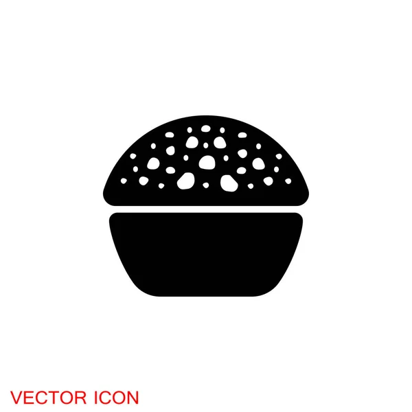 Ícone Vetor Brigadeiro Brigadeiro Brasileiro Doce — Vetor de Stock