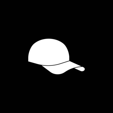 Düz Stil 'de Kaptan ikonu. Vektör işareti illüstrasyonu