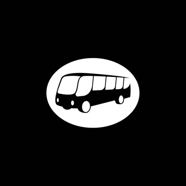 Het Pictogram Van Bus Symbool Van Het Openbaar Vervoer — Stockvector