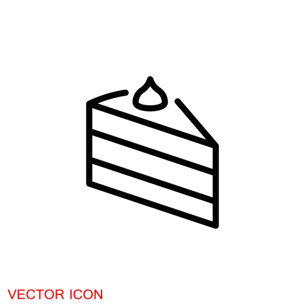 Icône Confiserie Illustration Vectorielle Premium Confiserie Signe Alimentaire — Image vectorielle