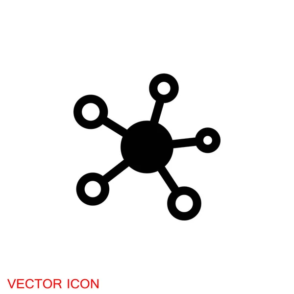 Verbindungssymbol Gestaltungselement Abstrakte Logo Idee Für Unternehmen Vektor — Stockvektor