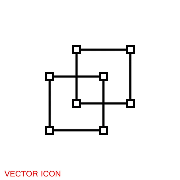 Design Ikone Symbol Für Grafik Und Plastik — Stockvektor