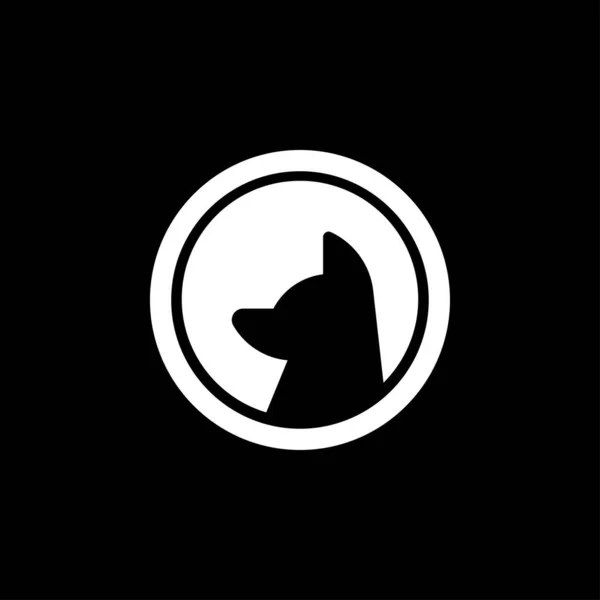 犬のアイコン。デザインのベクトル要素 — ストックベクタ