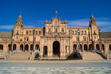 İspanya 'da Seville, Endülüs' teki merkez binada..