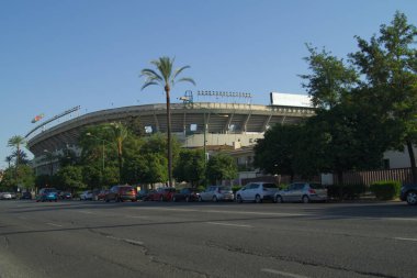 Benito Villamarin Stadyumu (Real Betis Balompie) Sevilla 'da.
