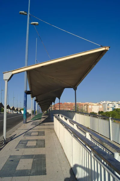 Most Zwany Puente Del Cachorro Który Przecina Rzekę Guadalquivir Znajduje — Zdjęcie stockowe