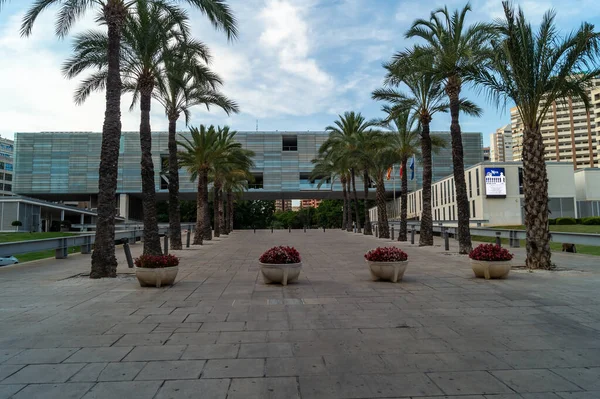 Ayuntamiento Benidorm Situado Junto Parque Aigera Alicante España —  Fotos de Stock