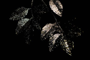 Arkaplan siyah modern soyut ışıltı sihirli dallar Noel stili